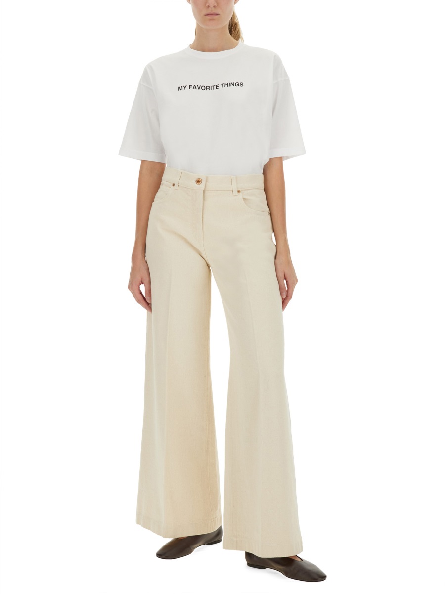 Aspesi T-SHIRT WITH PRINT Wit