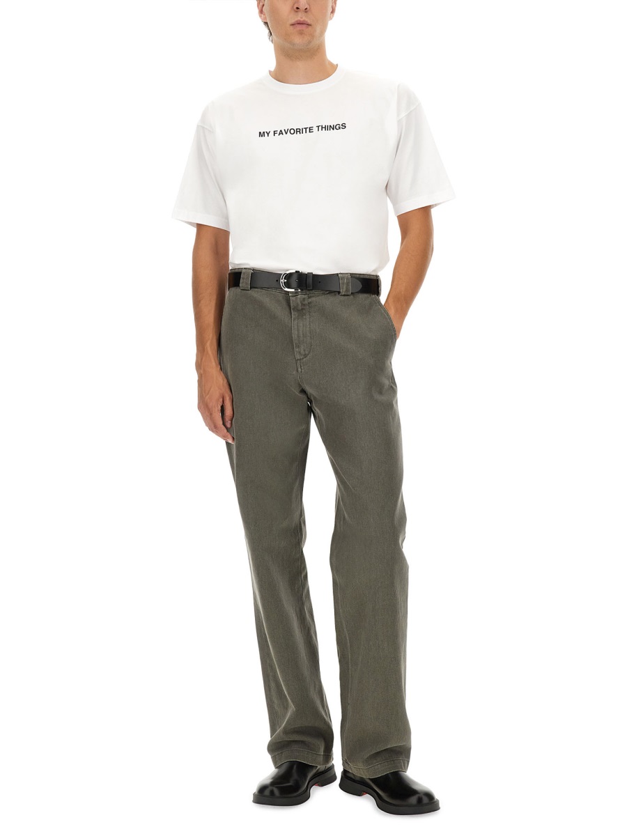 Aspesi T-SHIRT WITH "MY FAVORITE THINGS" PRINT Wit