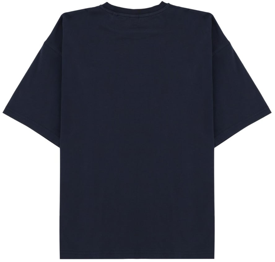 Aspesi "IT'S NOT WHAT IT SEEMS" T-SHIRT Blauw