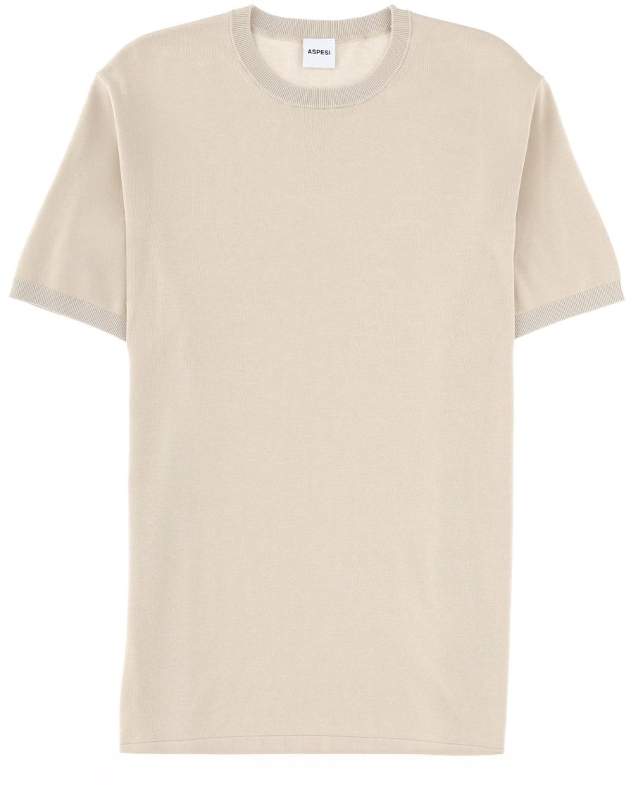 Aspesi COTTON T-SHIRT Beige