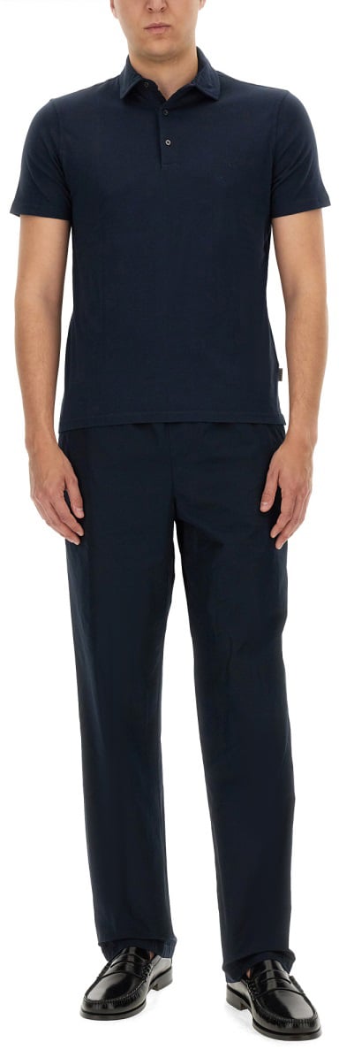 Aspesi COTTON POLO Blauw