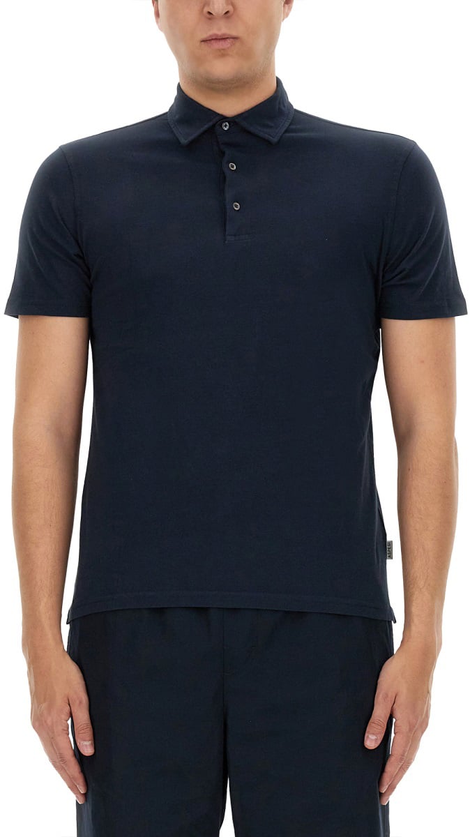 Aspesi COTTON POLO Blauw