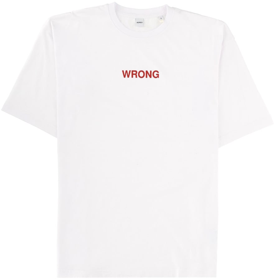 Aspesi T-SHIRT WITH PRINT Wit