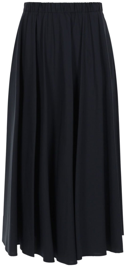 Aspesi GONNA IN POPELINE DI COTONE E NYLON STRETCH Blauw
