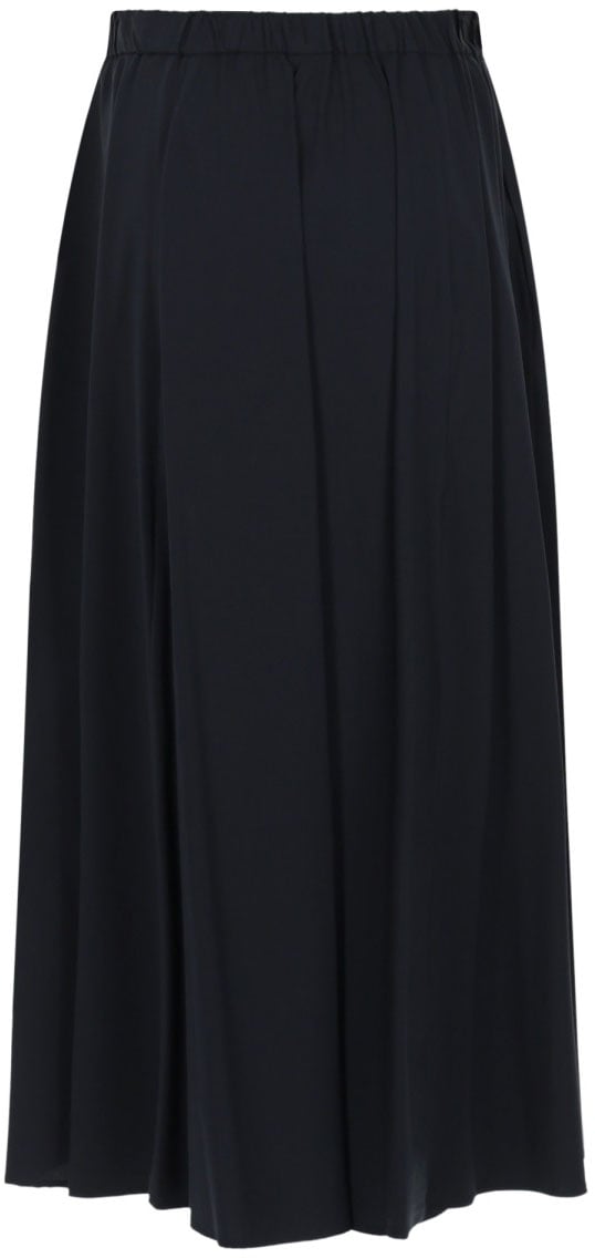 Aspesi GONNA IN POPELINE DI COTONE E NYLON STRETCH Blauw
