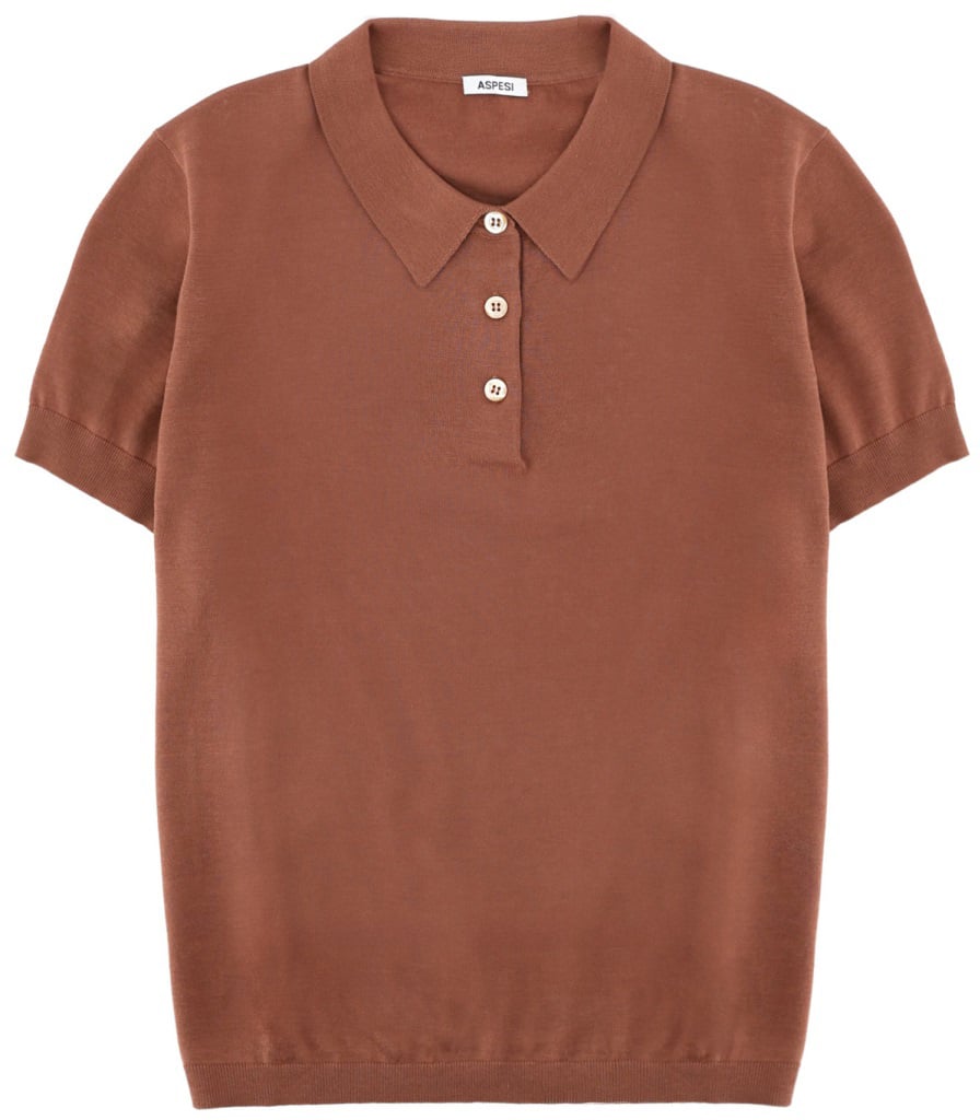 Aspesi COTTON POLO Bruin