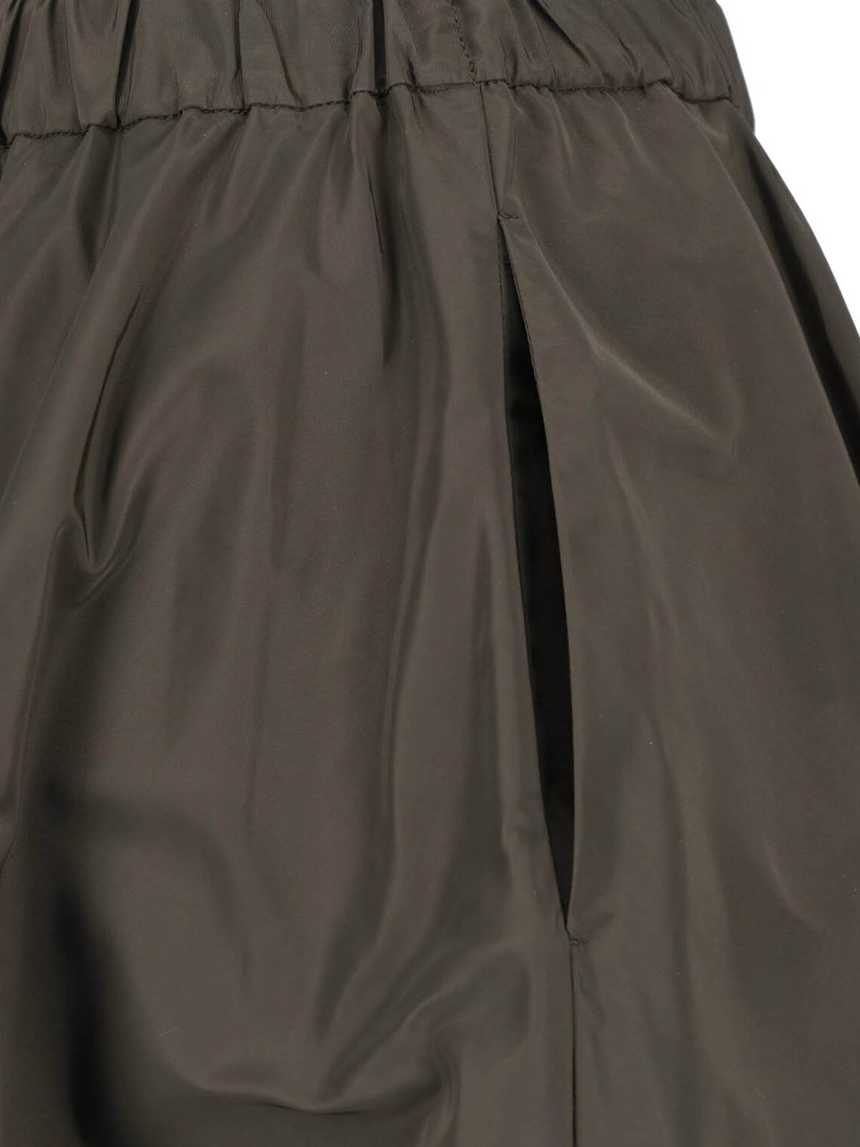 Aspesi Green Technical Midi Skirt Groen