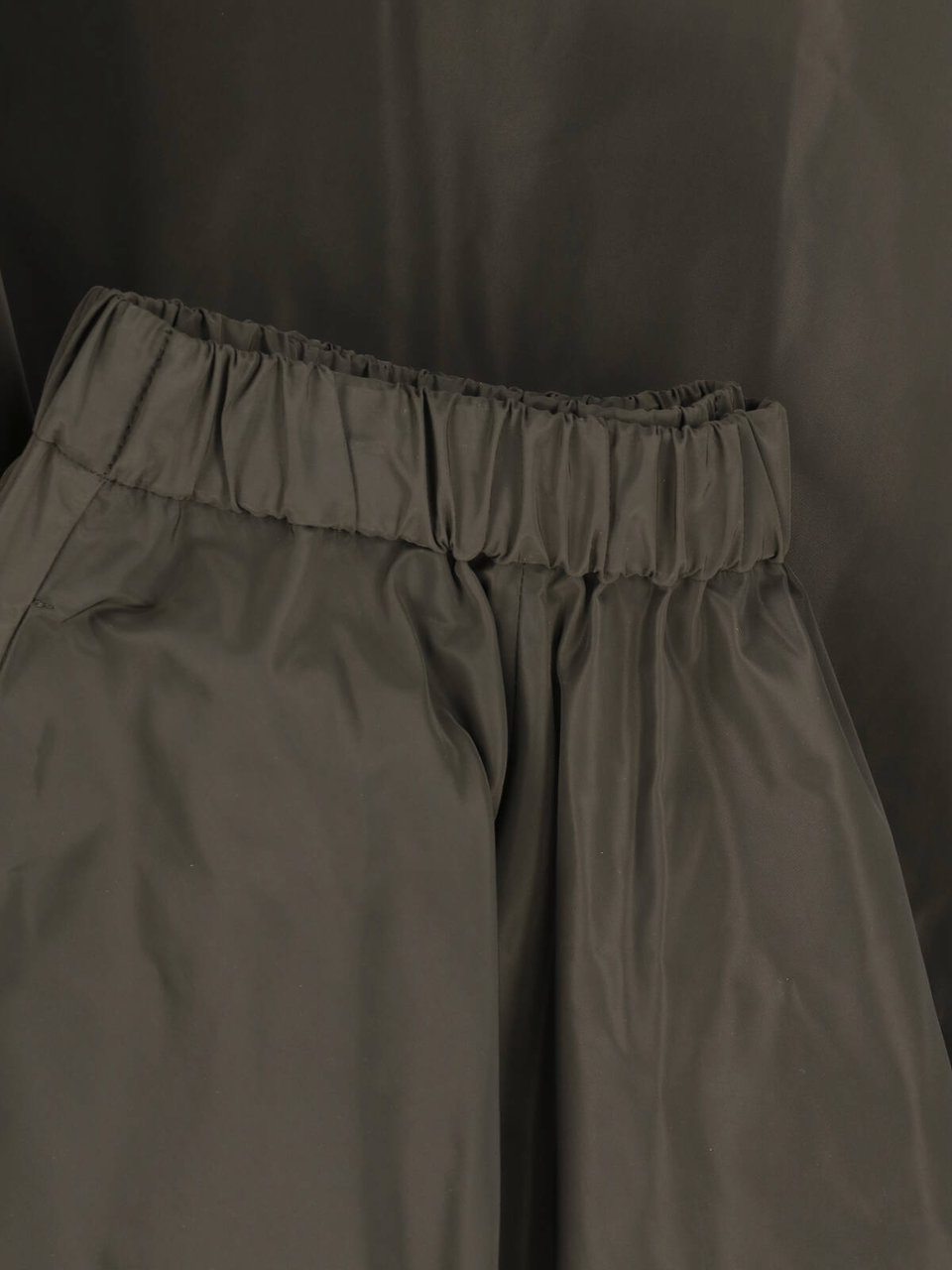 Aspesi Green Technical Midi Skirt Groen