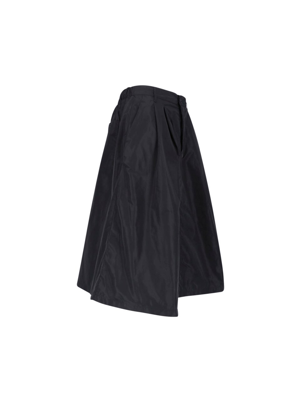 Aspesi Black Technical Midi Skirt Zwart