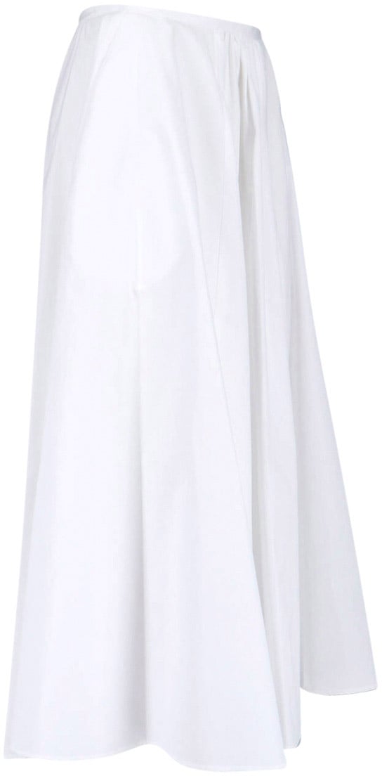 Aspesi White Midi Skirt Wit