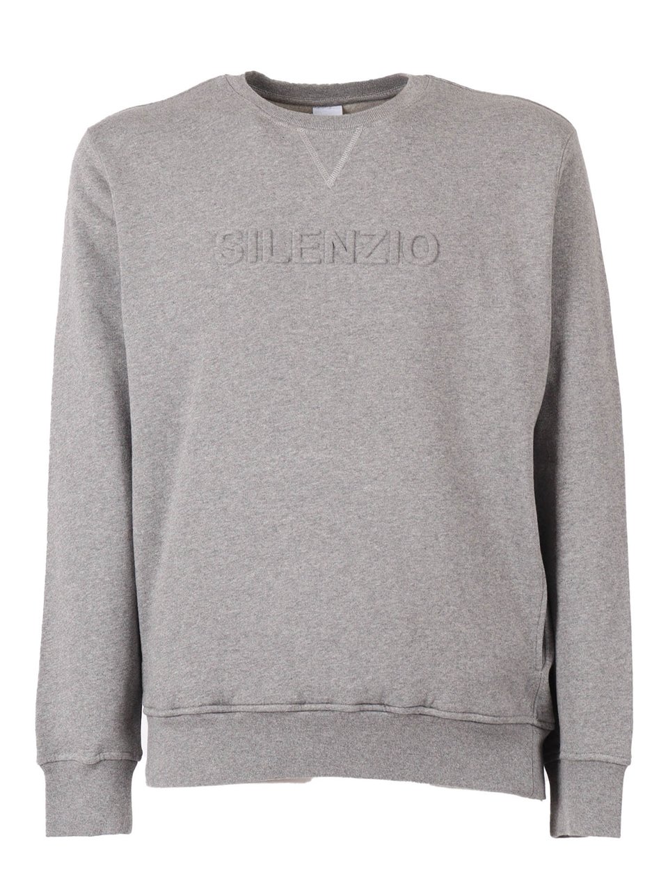 Aspesi Soft Cotton Sweatshirt with Subtle Embossed Detail Grijs