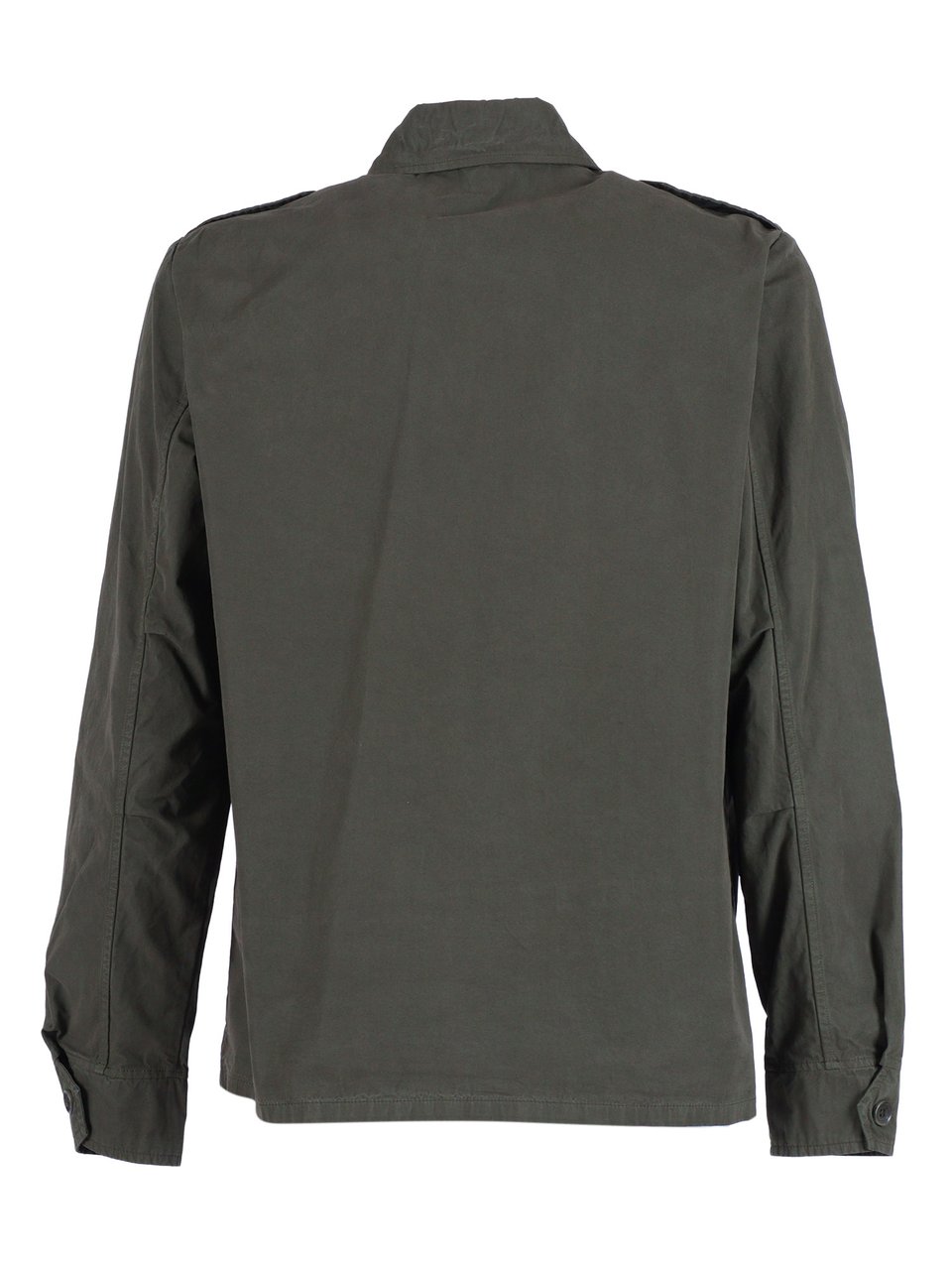 Aspesi Structured Utility Casual Shirt Grijs