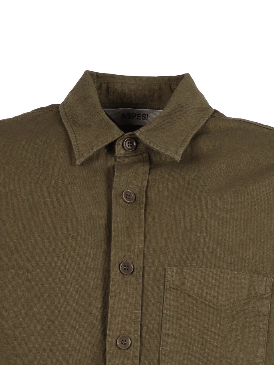 Aspesi Brown Long Sleeve Casual Shirt Grijs