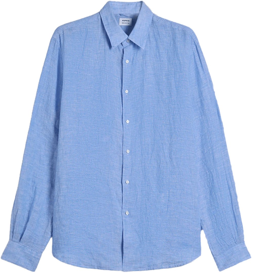 Aspesi CAMICIA COMMA BLUE Lichtblauw