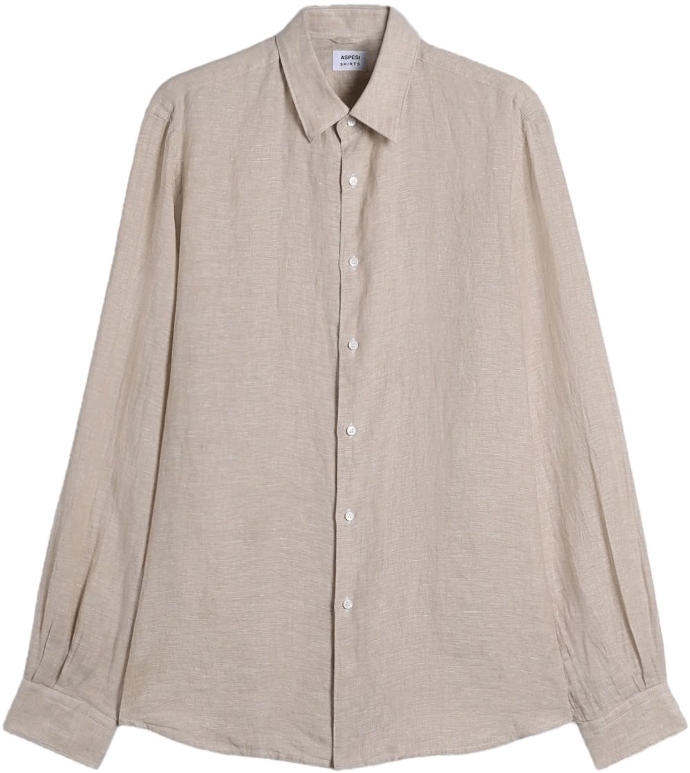 Aspesi CAMICIA COMMA BEIGE Beige