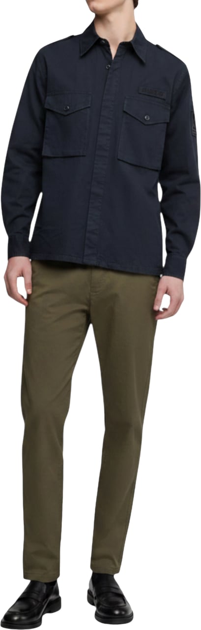 Aspesi Shirts Blue Navy