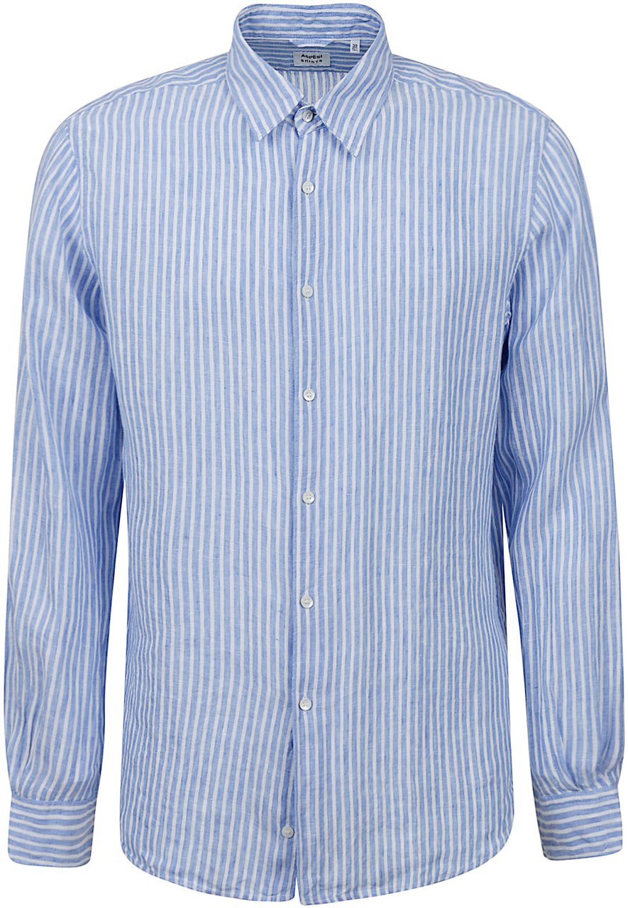 Aspesi Shirts Clear Blue Blauw