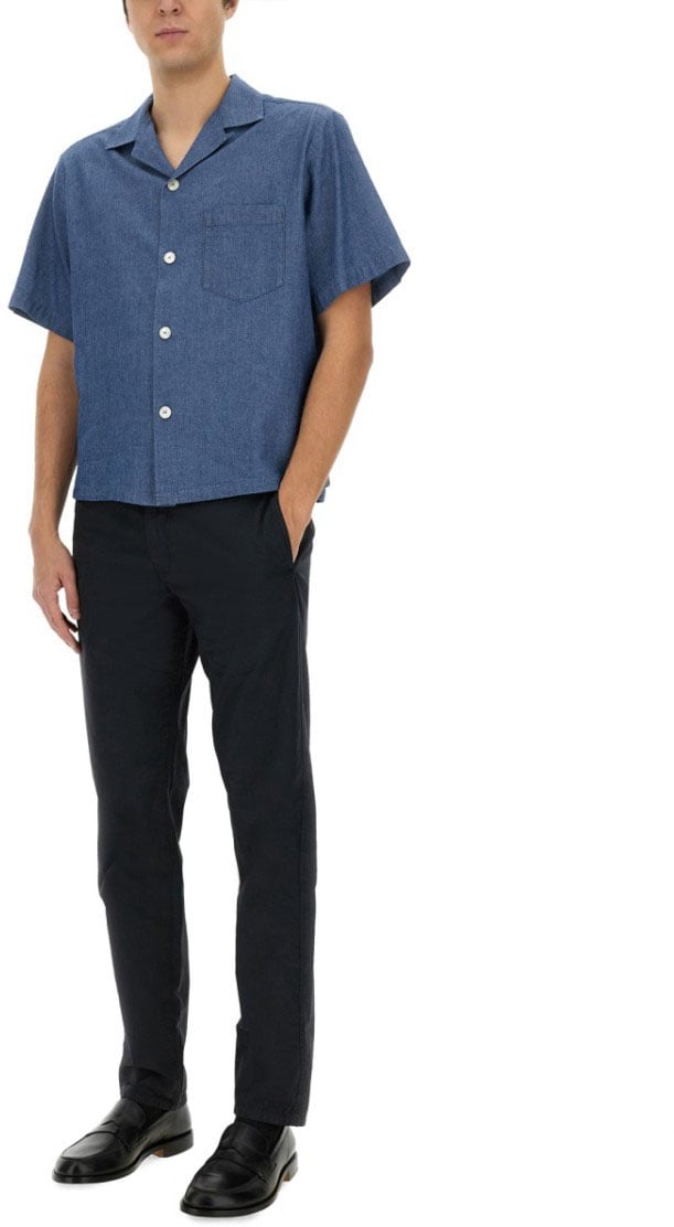 Aspesi "Jarvis" Shirt Blauw