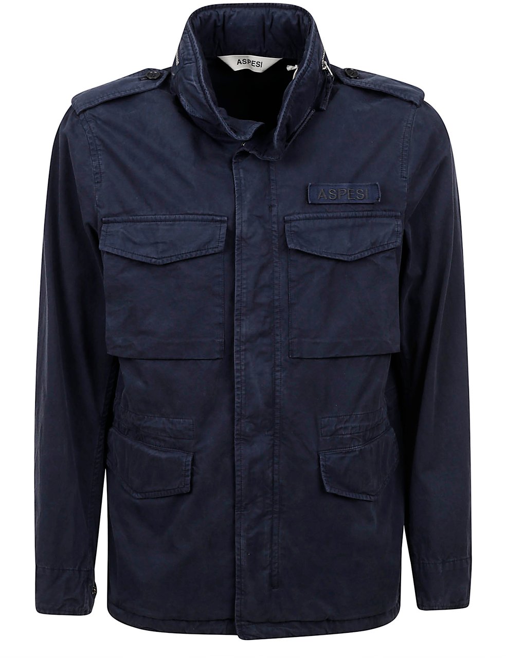 Aspesi Coats Blue Blauw
