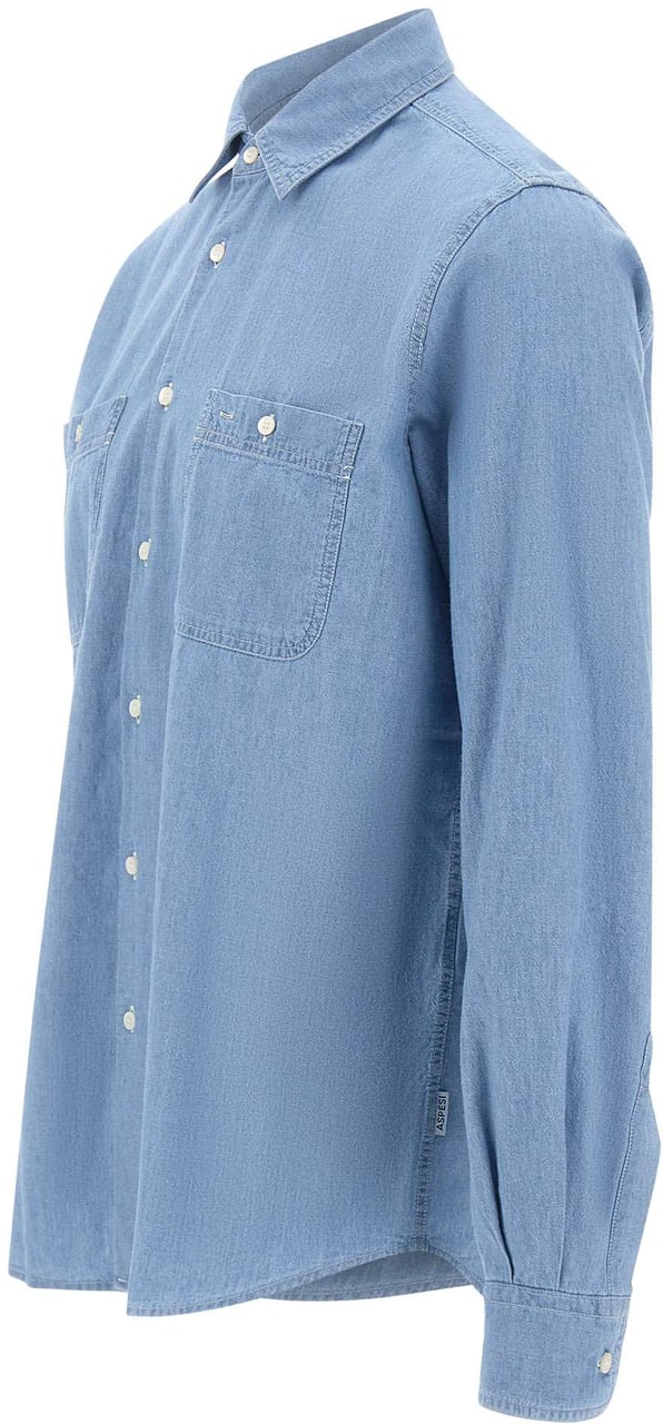 Aspesi Shirts Blue Blauw