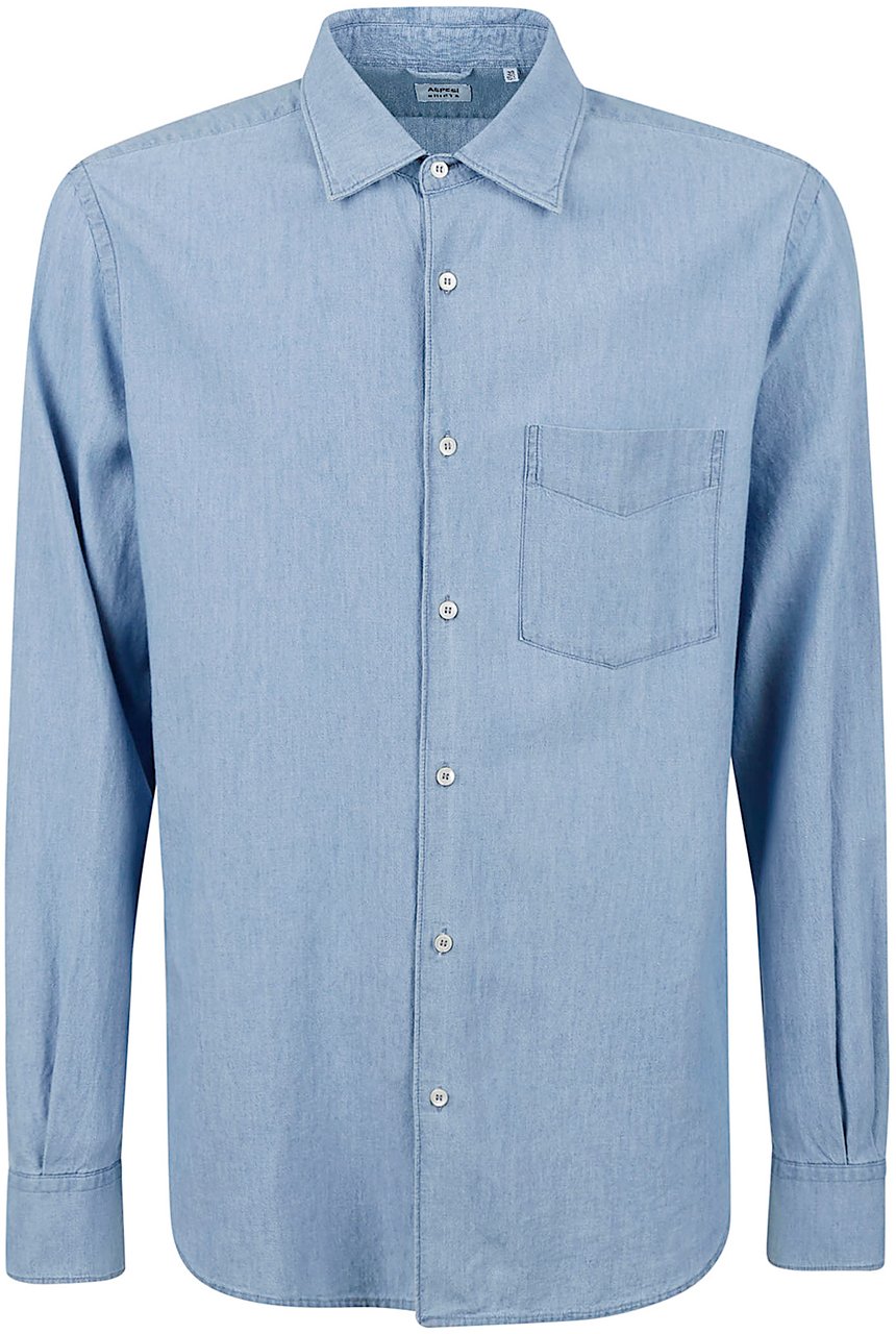 Aspesi Shirts Denim Blauw