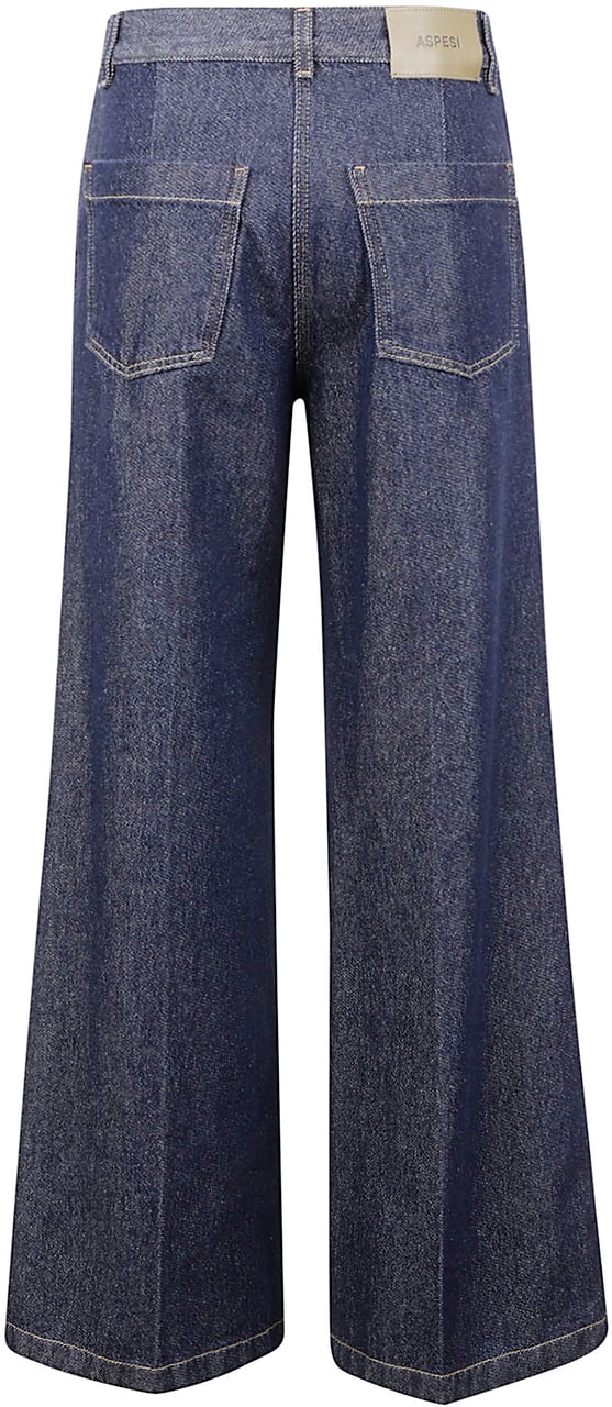 Aspesi Trousers Denim Blauw