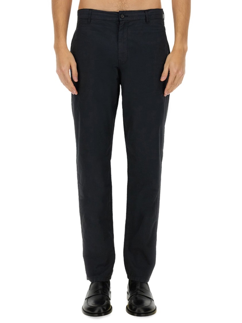 Aspesi Tailored Black Chino Pants Blauw
