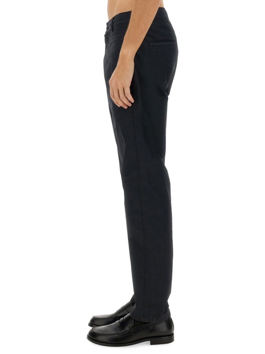 Aspesi Tailored Black Chino Pants Blauw