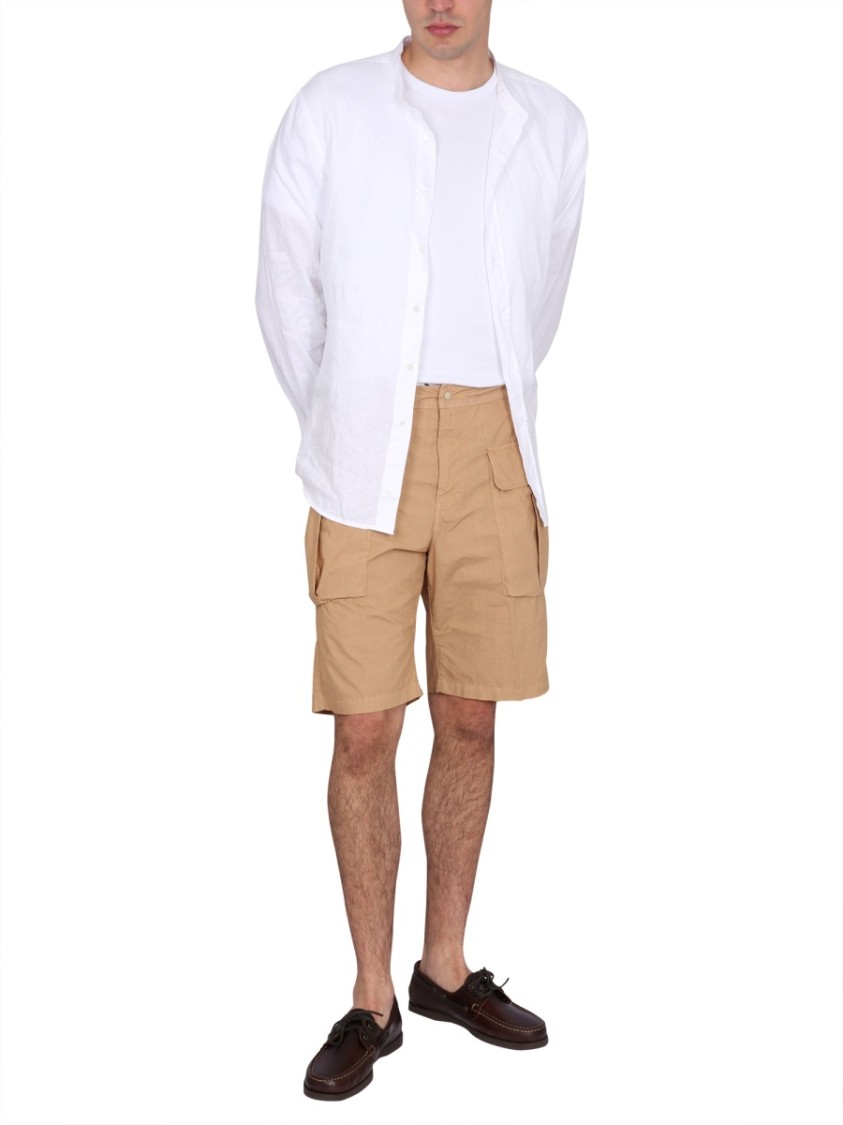 Aspesi Lou Bermuda Shorts Neutraal