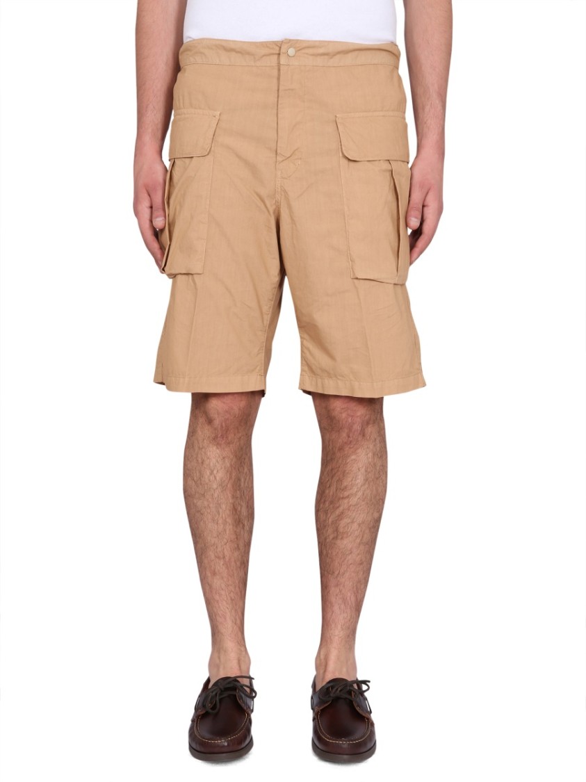 Aspesi Lou Bermuda Shorts Neutraal