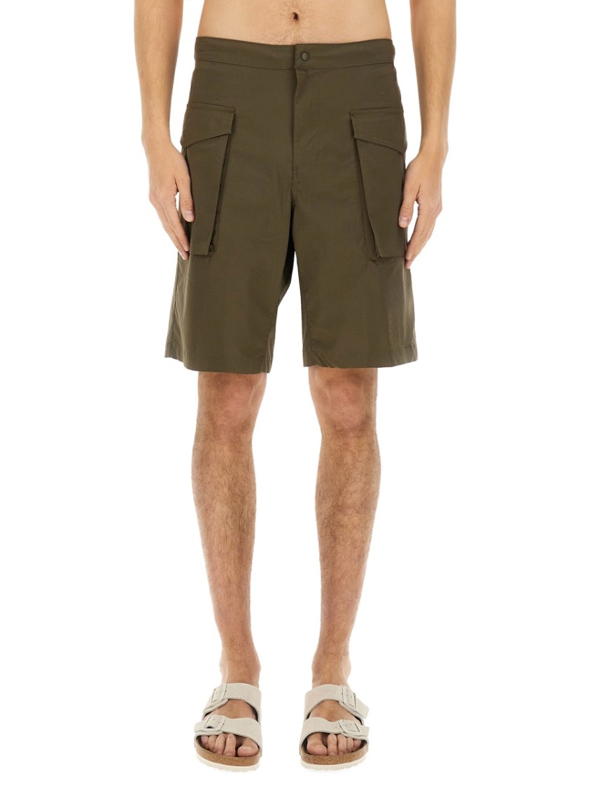 Aspesi "Lou" Bermuda Shorts Groen