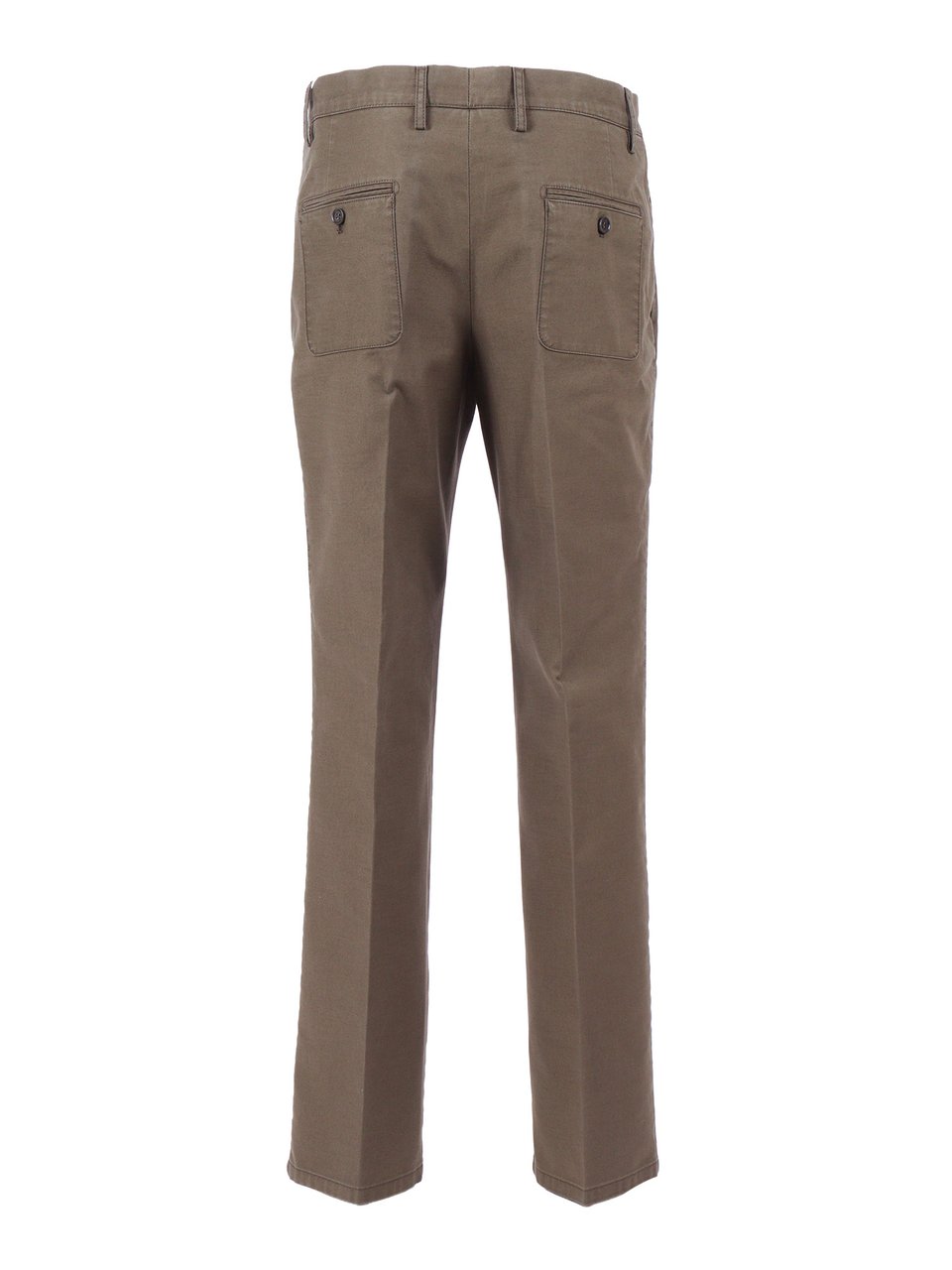 Aspesi Tailored Matte Straight Leg Straight-Leg Pants Grijs