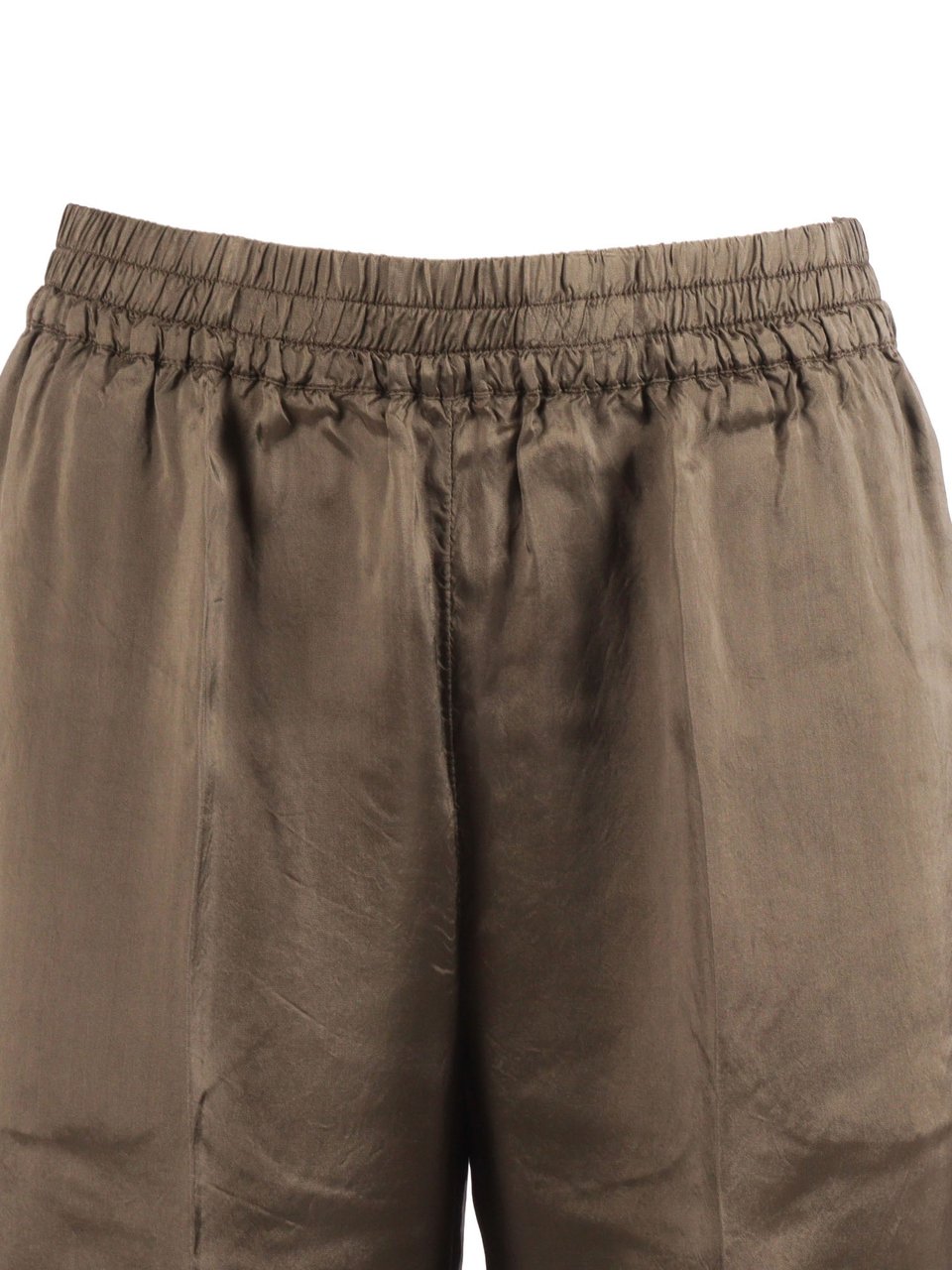 Aspesi Relaxed Long Minimalist Straight-Leg Pants Grijs
