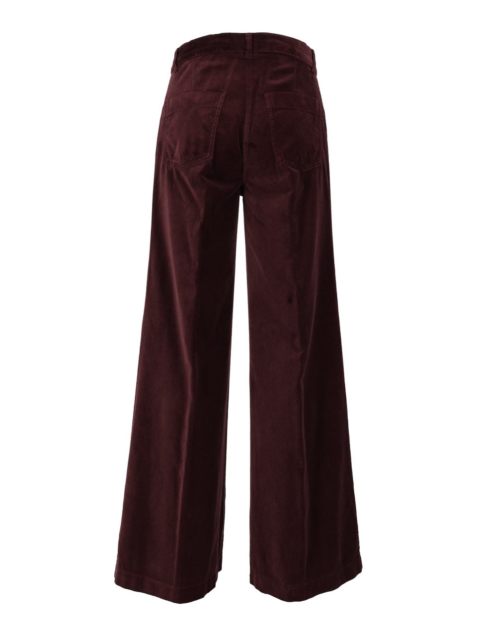 Aspesi High Waisted Textured Straight-Leg Pants Zwart