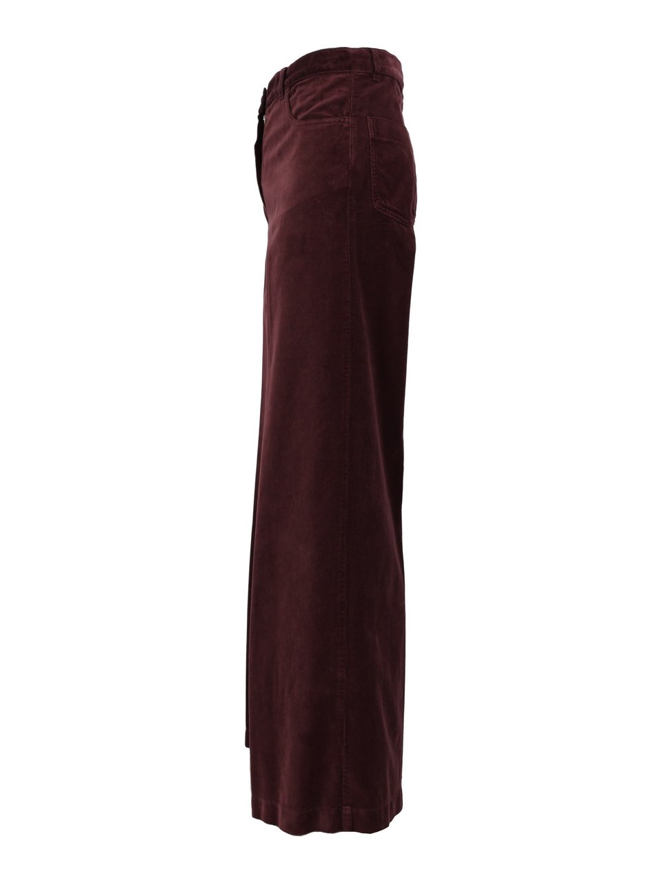 Aspesi High Waisted Textured Straight-Leg Pants Zwart
