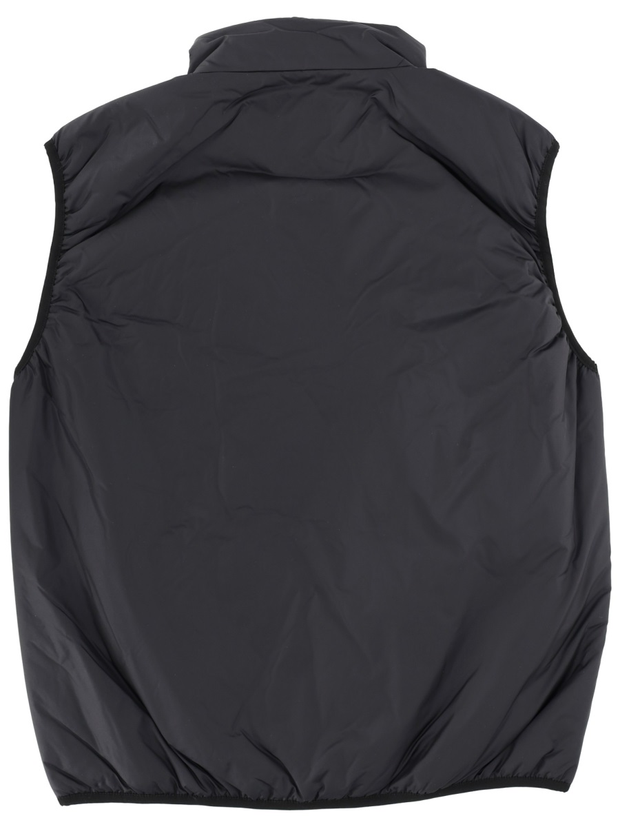 Aspesi Jil Vest Sleeveless Quilted Polyamide Jacket Zwart
