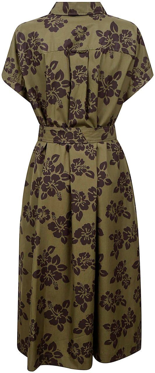 Aspesi Dresses Military Groen