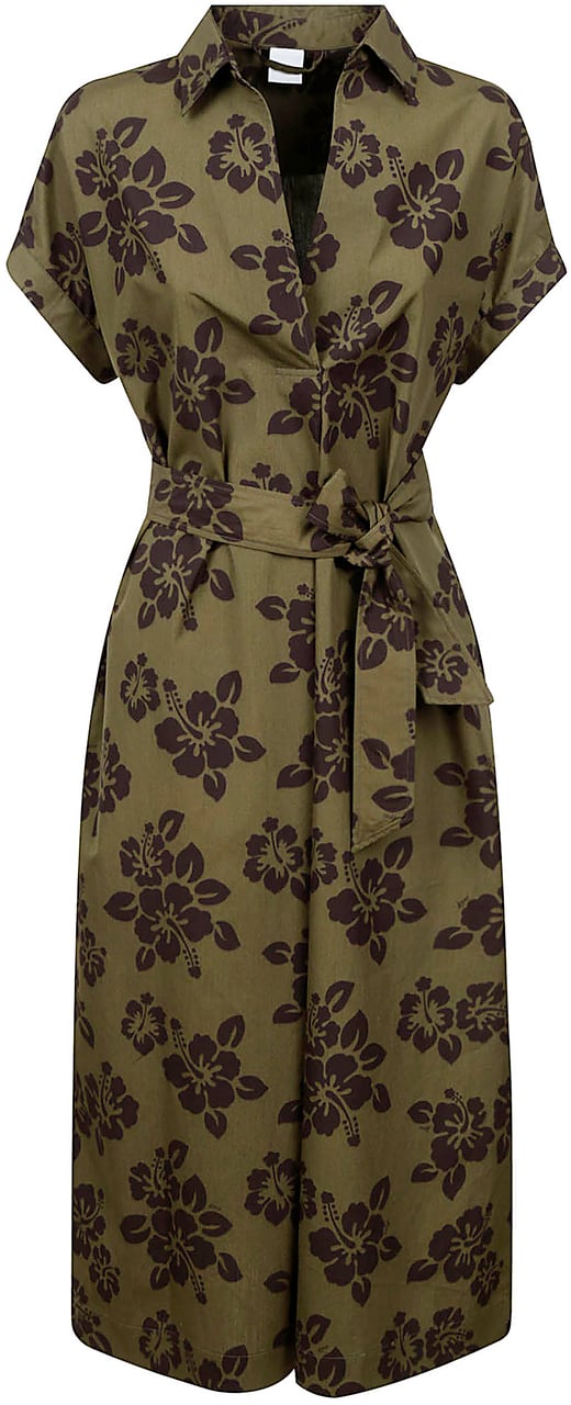 Aspesi Dresses Military Groen