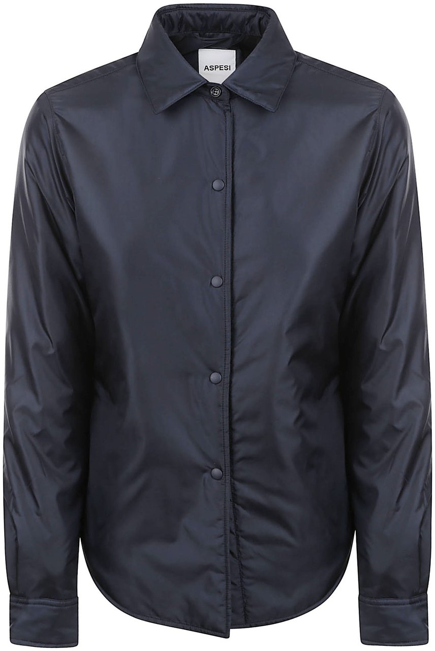 Aspesi Shirts Blue Navy