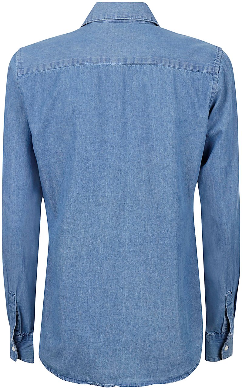 Aspesi Shirts Denim Blauw