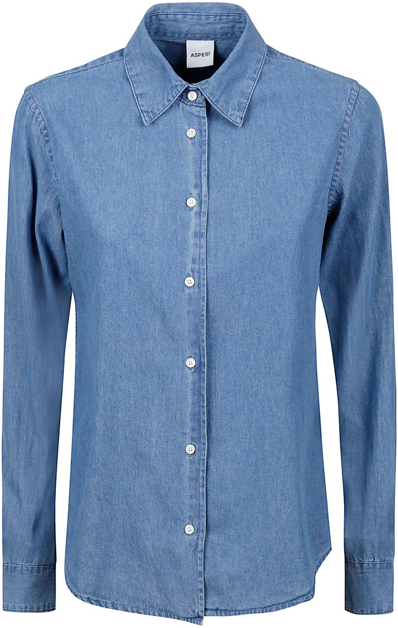 Aspesi Shirts Denim Blauw