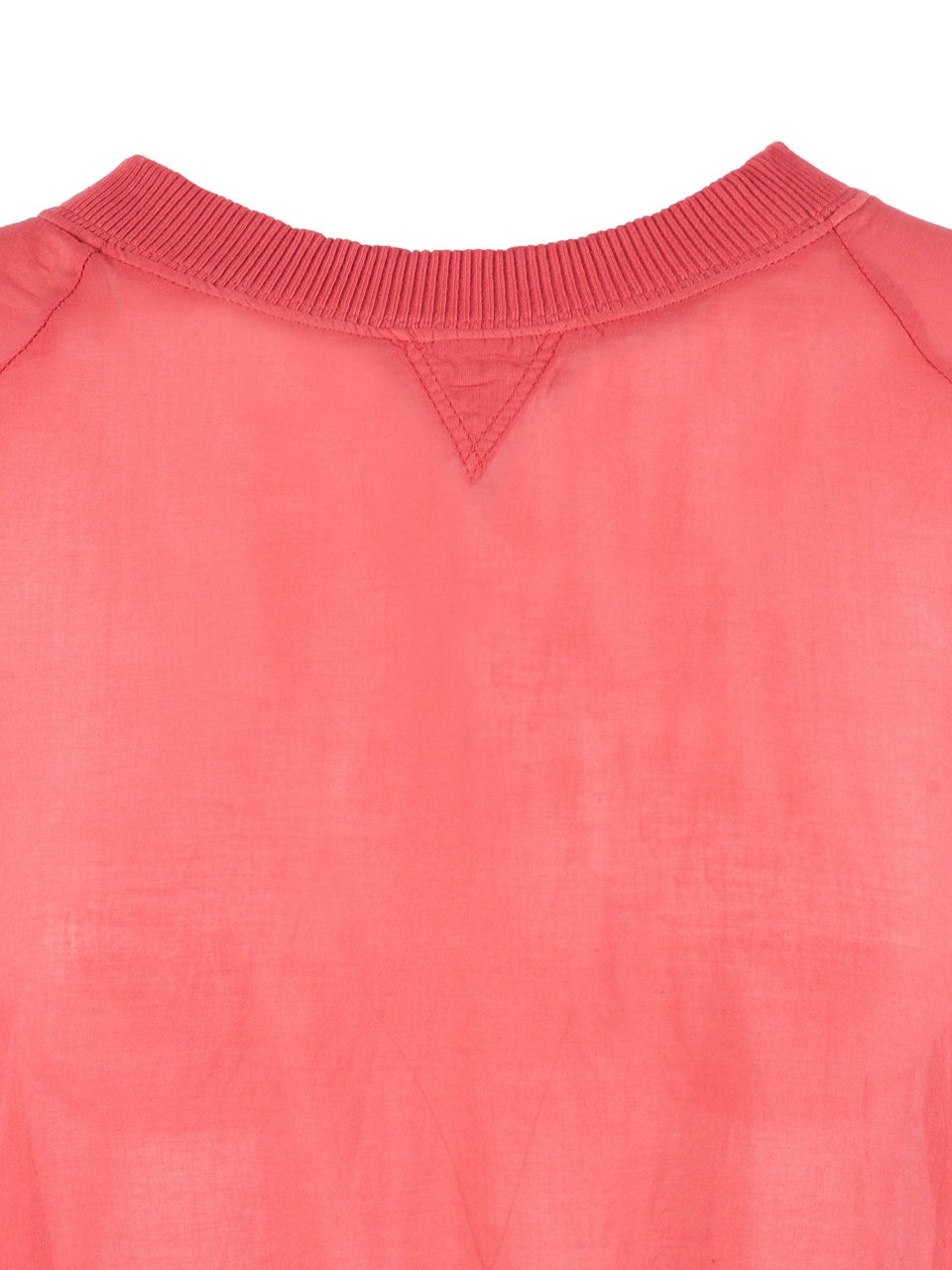 Aspesi Long Sleeve Gathered Waist Top Rood