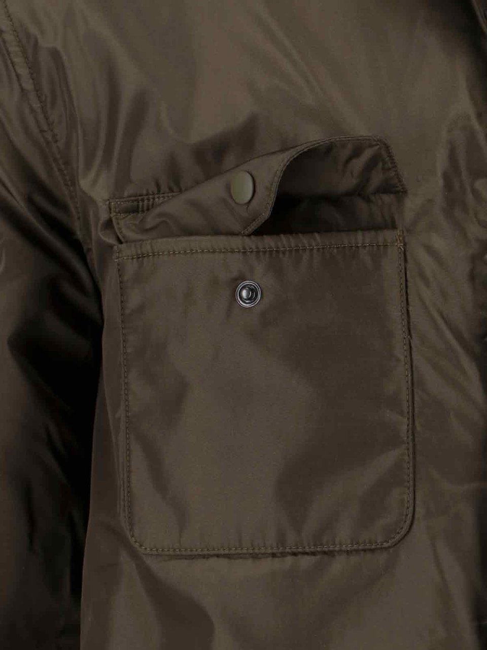Aspesi Green Nylon Shirt Jacket Groen