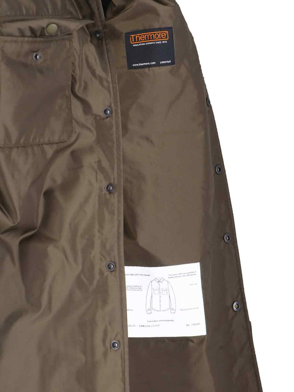 Aspesi Green Nylon Shirt Jacket Groen