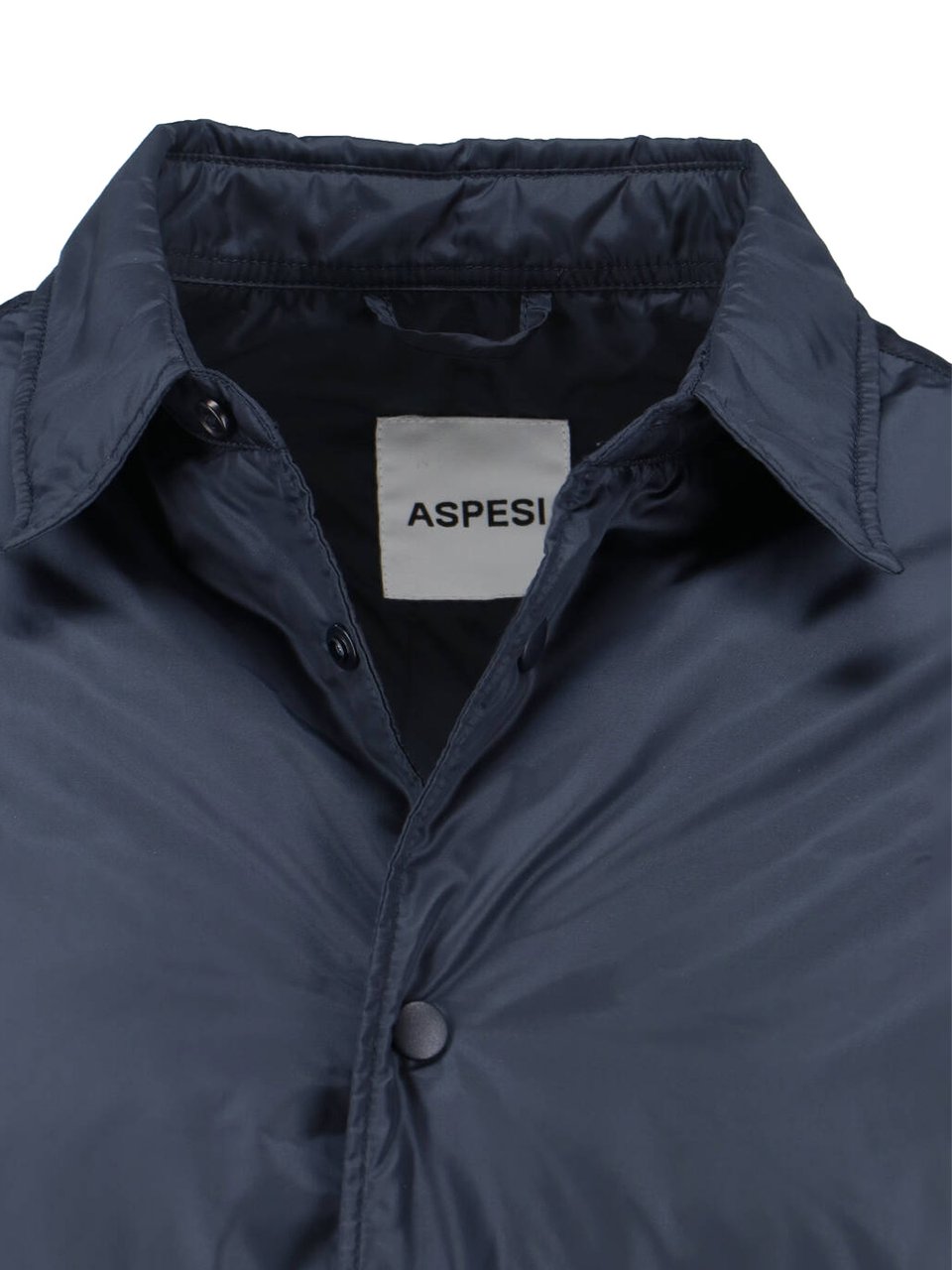Aspesi Tailored Fit Button-Down Shirt with Pointed Collar Neutraal