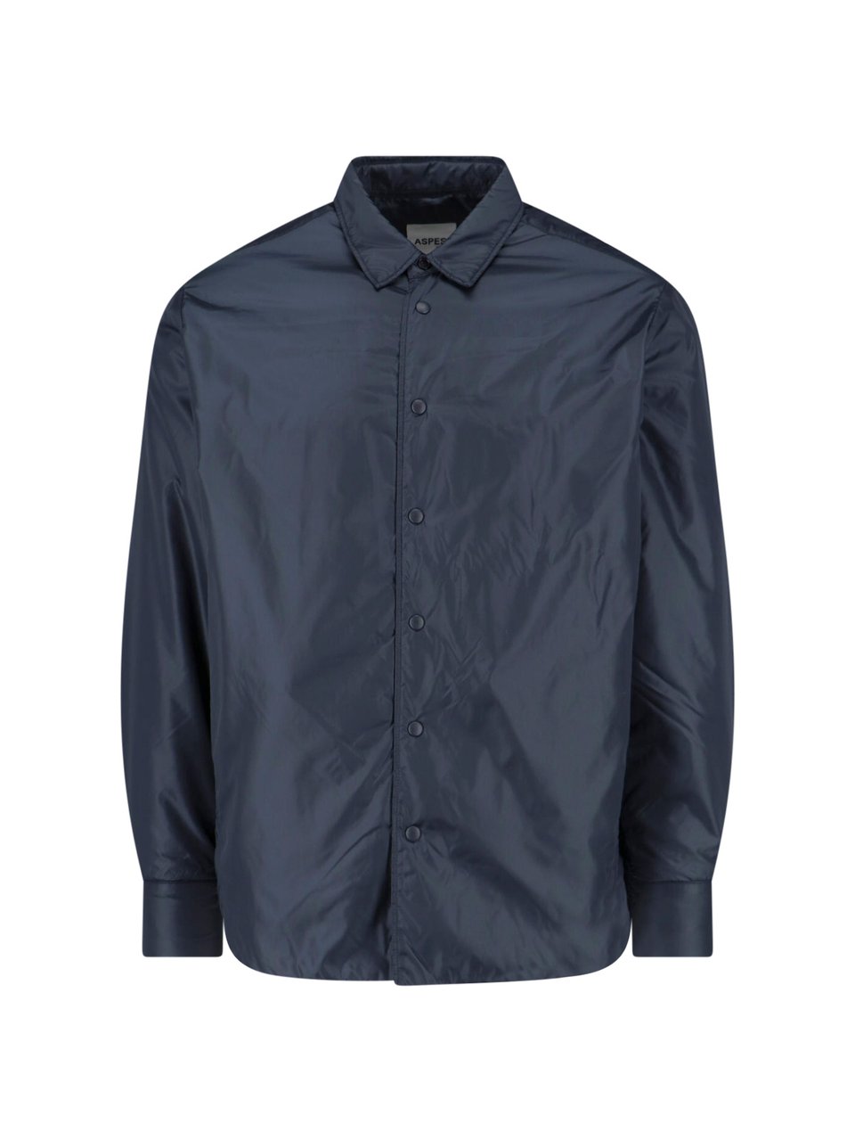 Aspesi Tailored Fit Button-Down Shirt with Pointed Collar Neutraal