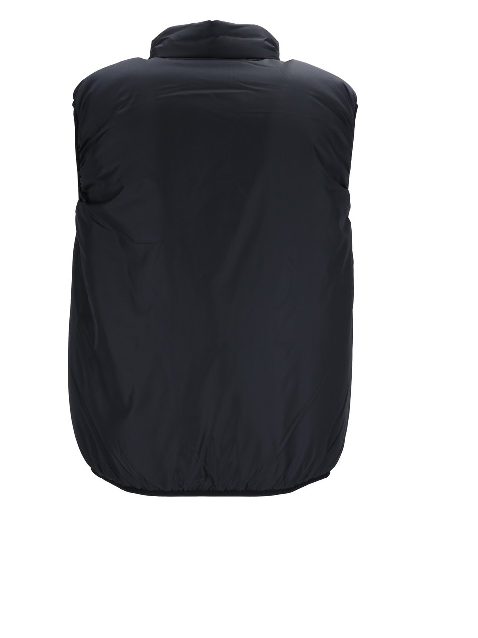 Aspesi Jil Sleeveless Padded Zipper Vest Grijs