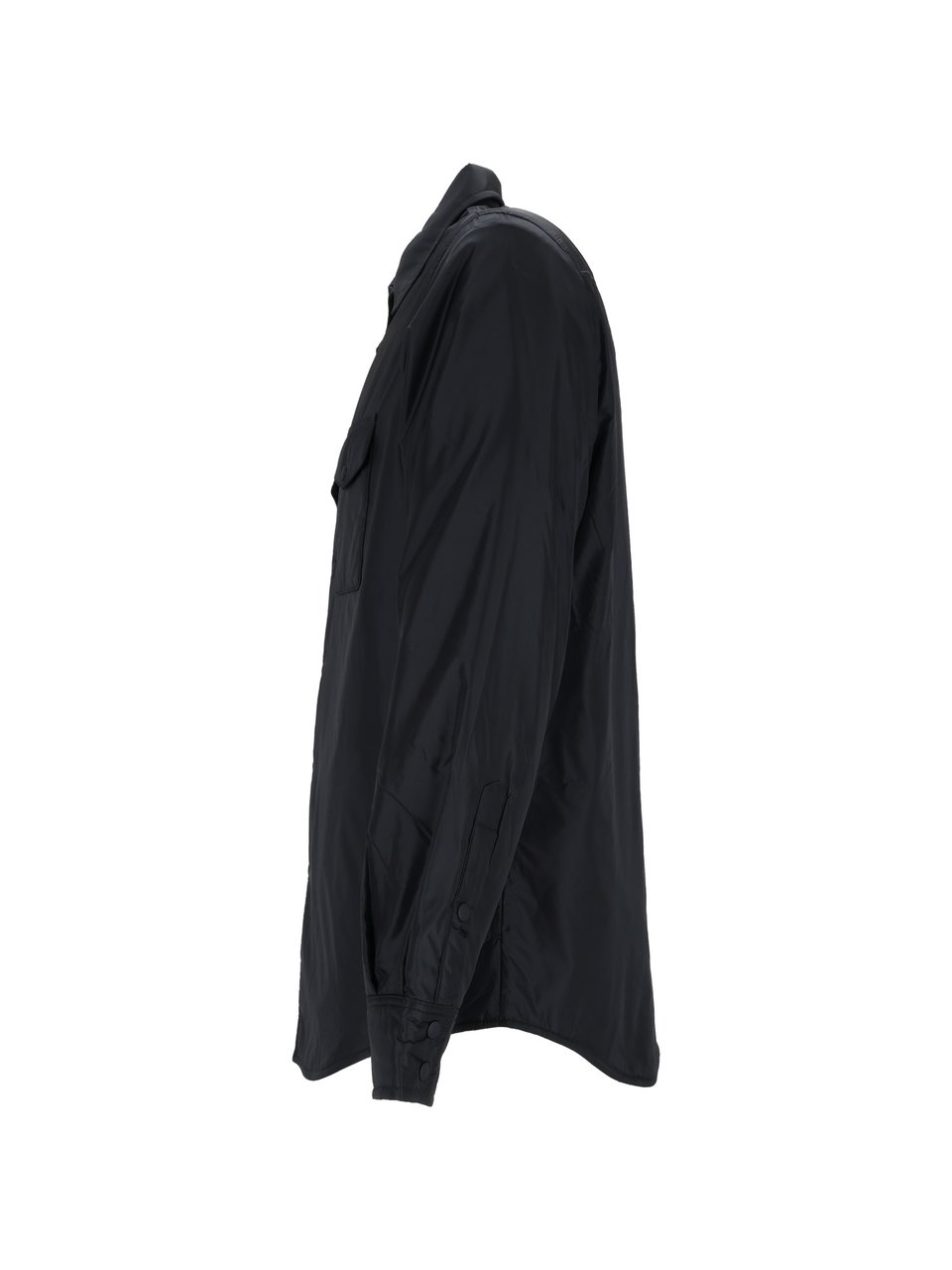 Aspesi Black 13 Piu Nylon Shirt Zwart