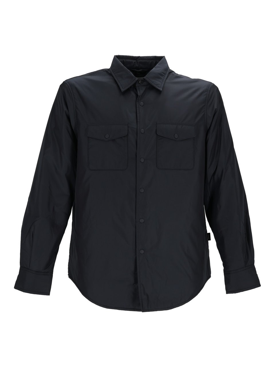 Aspesi Black 13 Piu Nylon Shirt Zwart