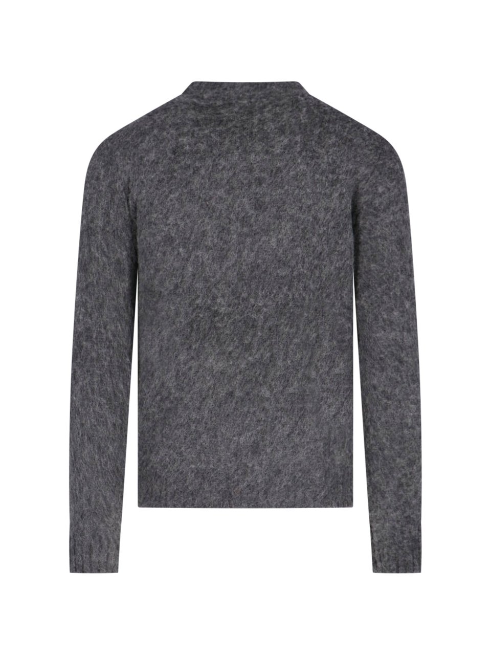Aspesi Grey M183 Shetland Wool Sweater Grijs